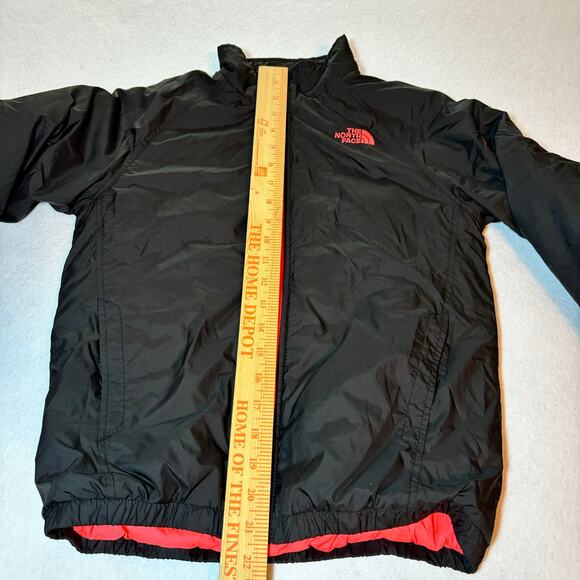 The North Face Girls Black Pink Jacket Coat Size Medium 10/12 - Picture 2 of 6